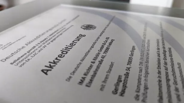 Akkreditierung der iMA Richter & Röckle GmbH & Co. KG