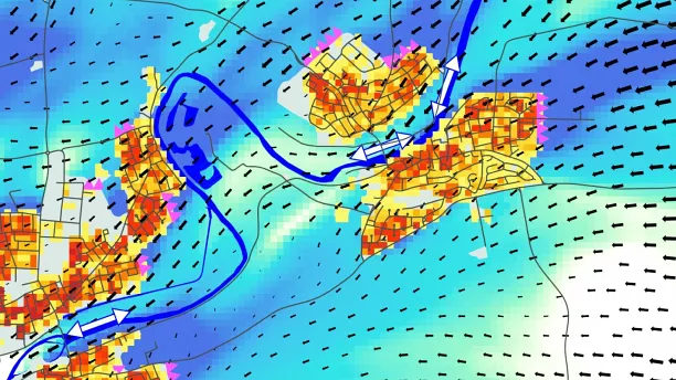 Die Planungshinweiskarte stellt eine wesentliche Grundlage für die Verortung von Klimaanpassungsmaßnahmen dar